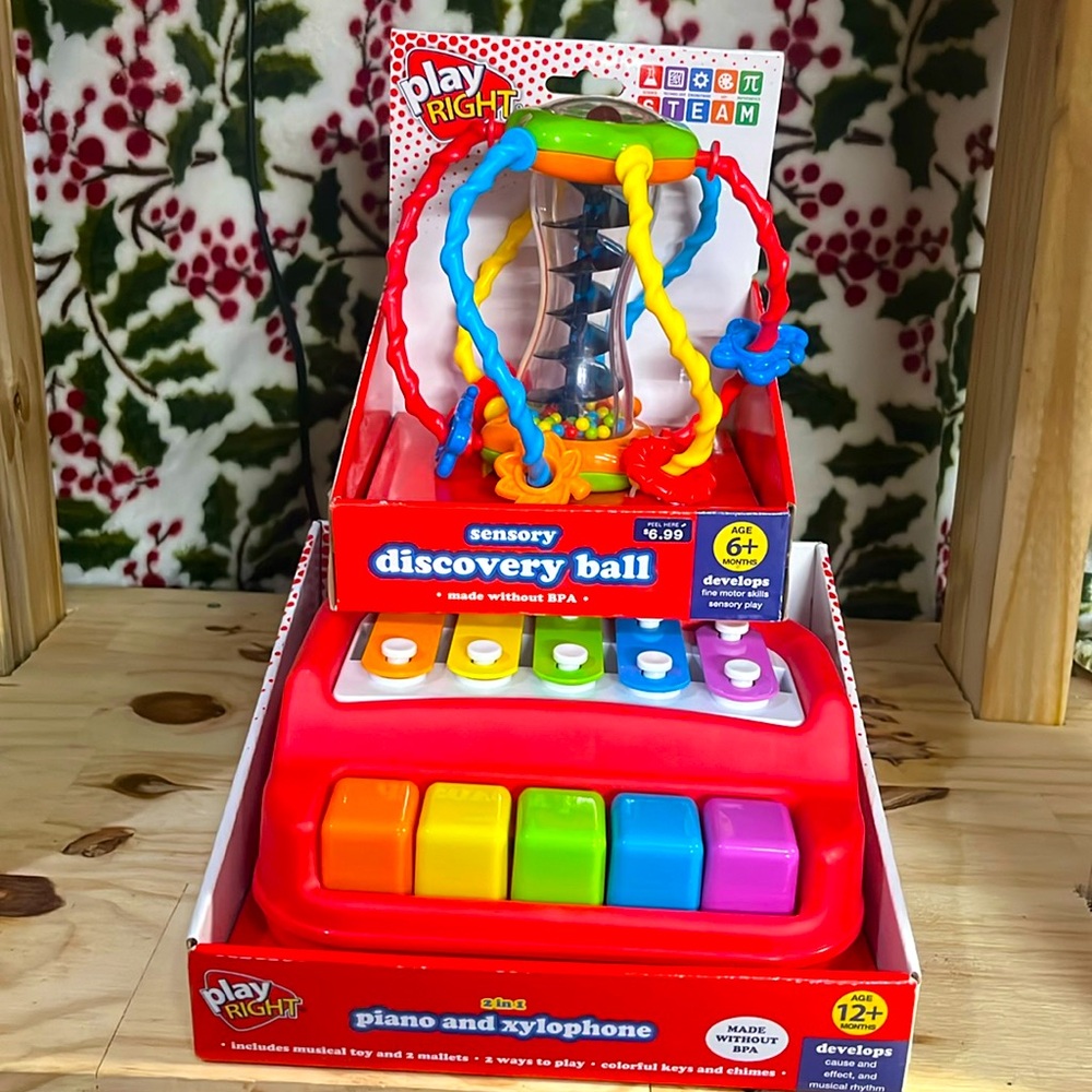 Play Right Sensory Discovery ball and piano and xylophone